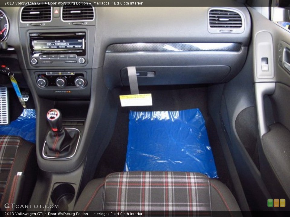 Interlagos Plaid Cloth Interior Dashboard for the 2013 Volkswagen GTI 4 Door Wolfsburg Edition #86099374