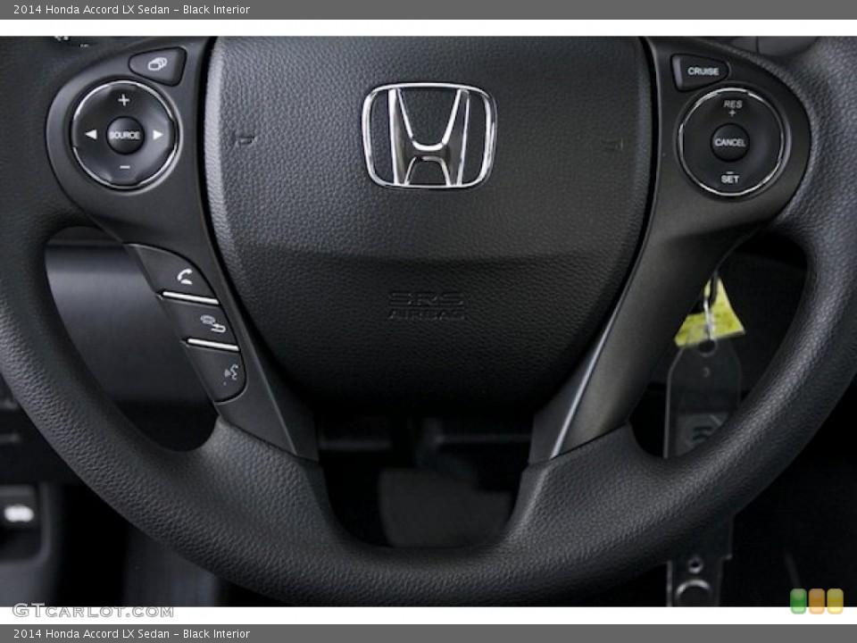 Black Interior Steering Wheel for the 2014 Honda Accord LX Sedan #86100082