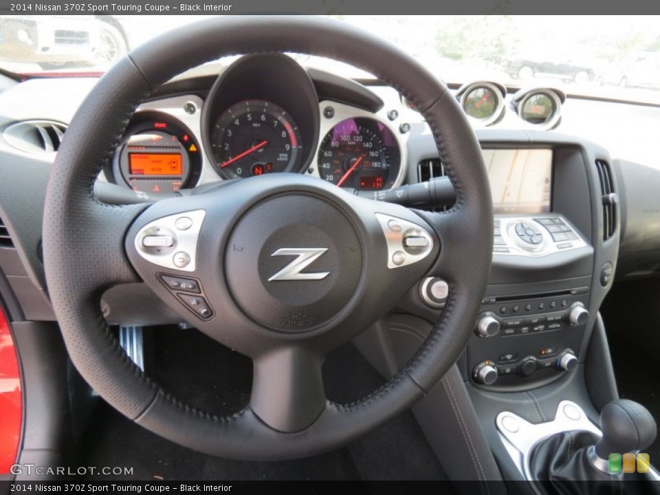 Black Interior Steering Wheel for the 2014 Nissan 370Z Sport Touring Coupe #86101099