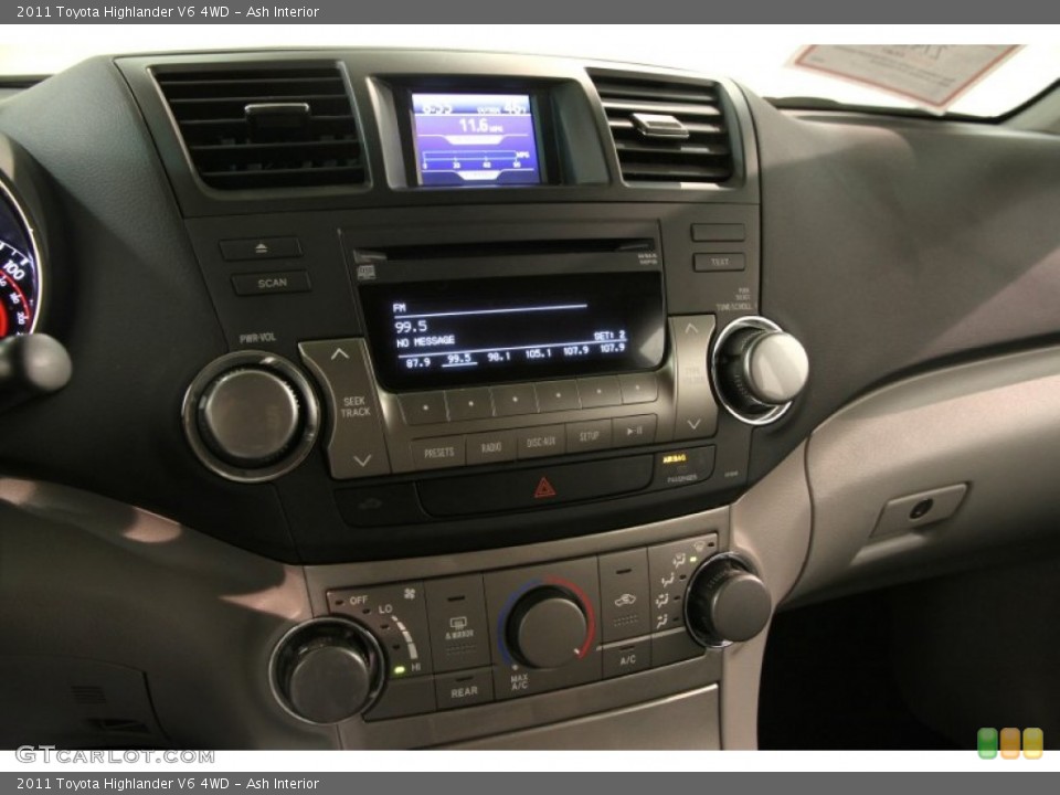 Ash Interior Controls for the 2011 Toyota Highlander V6 4WD #86103451