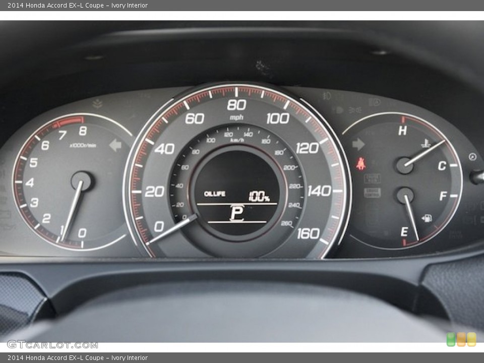 Ivory Interior Gauges for the 2014 Honda Accord EX-L Coupe #86104561