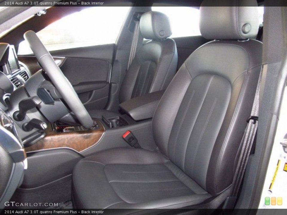 Black Interior Front Seat for the 2014 Audi A7 3.0T quattro Premium Plus #86106553