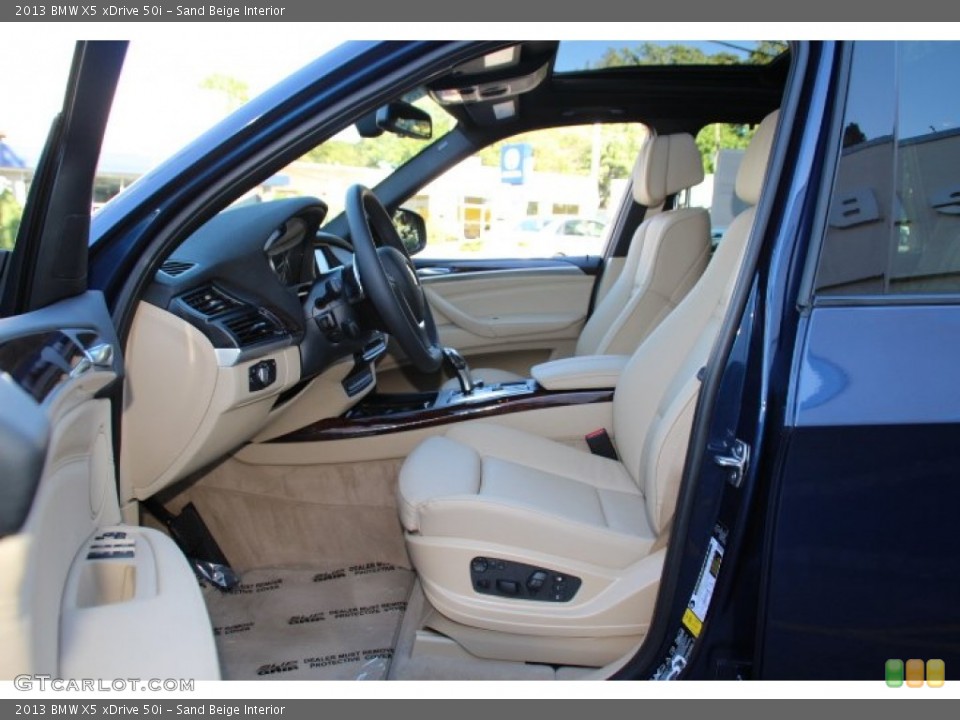 Sand Beige Interior Photo for the 2013 BMW X5 xDrive 50i #86106623