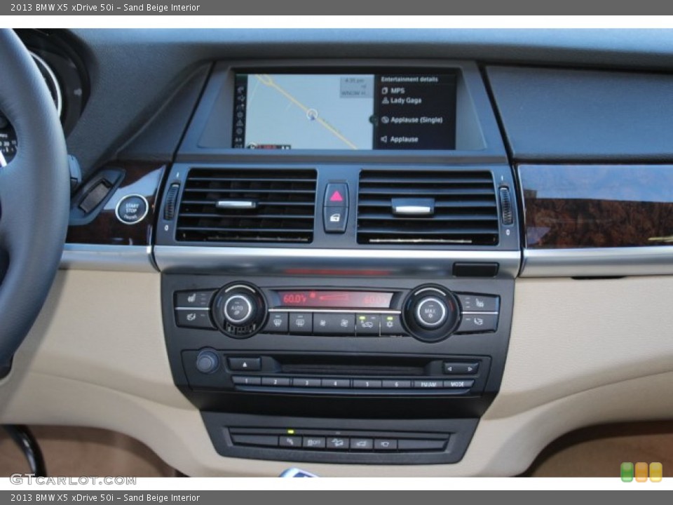 Sand Beige Interior Controls for the 2013 BMW X5 xDrive 50i #86106682