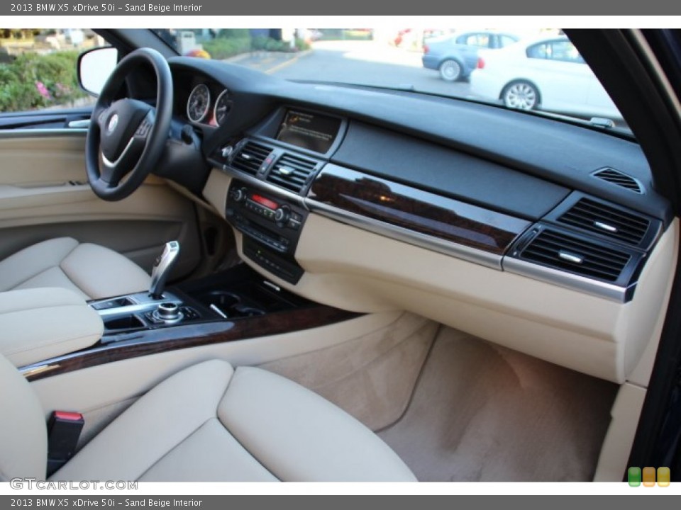 Sand Beige Interior Dashboard for the 2013 BMW X5 xDrive 50i #86106920