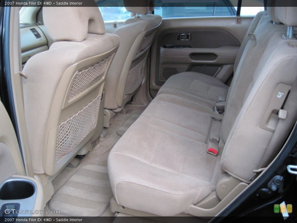 Saddle Interior Rear Seat for the 2007 Honda Pilot EX 4WD #86108170