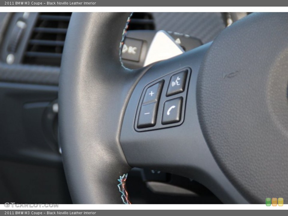 Black Novillo Leather Interior Controls for the 2011 BMW M3 Coupe #86108572