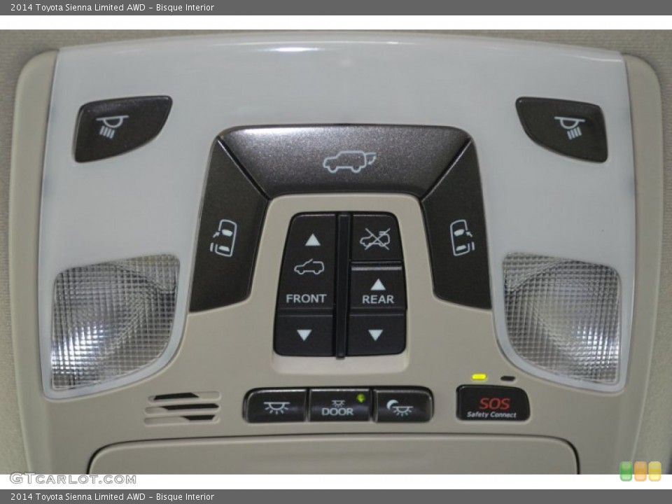 Bisque Interior Controls for the 2014 Toyota Sienna Limited AWD #86109181