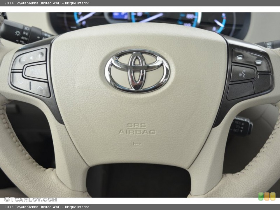 Bisque Interior Steering Wheel for the 2014 Toyota Sienna Limited AWD #86109205