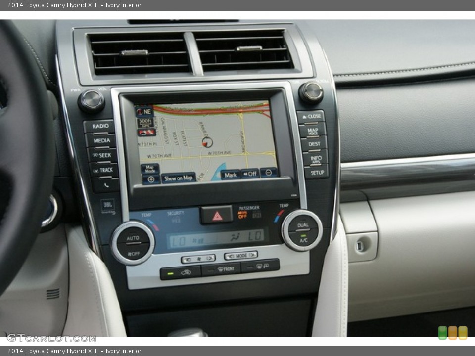 Ivory Interior Navigation for the 2014 Toyota Camry Hybrid XLE #86110372