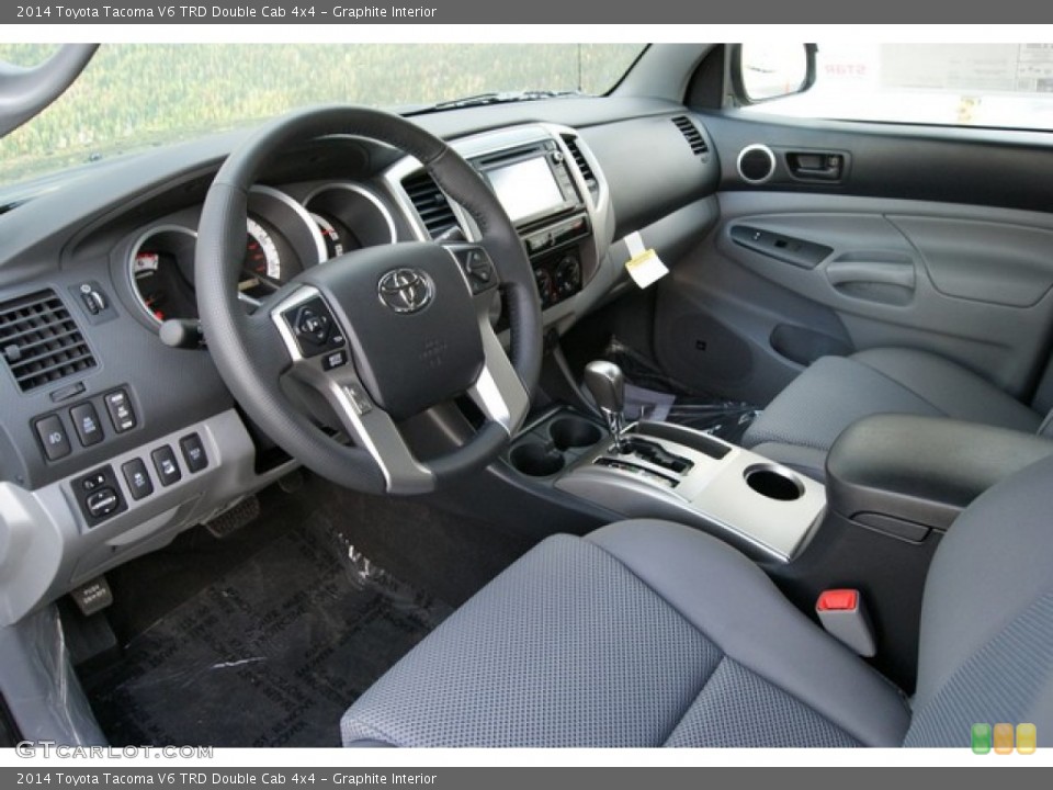 Graphite Interior Photo for the 2014 Toyota Tacoma V6 TRD Double Cab 4x4 #86110996
