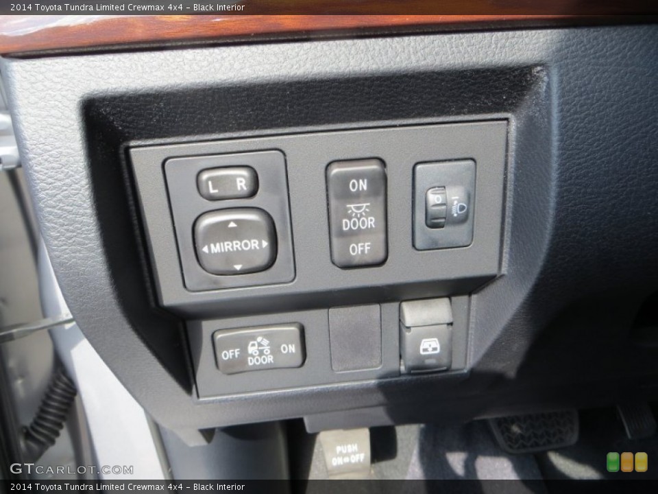 Black Interior Controls for the 2014 Toyota Tundra Limited Crewmax 4x4 #86111950