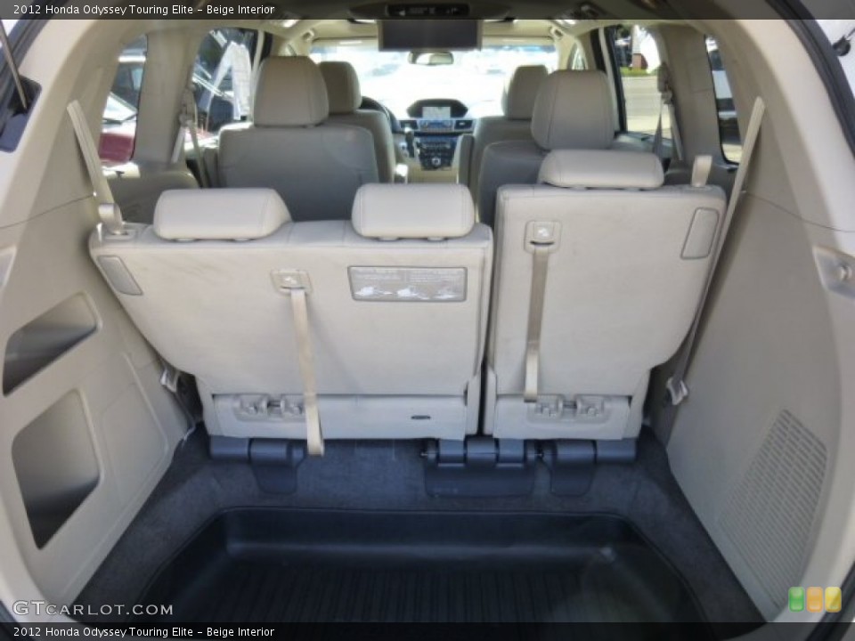 Beige Interior Trunk for the 2012 Honda Odyssey Touring Elite #86117382