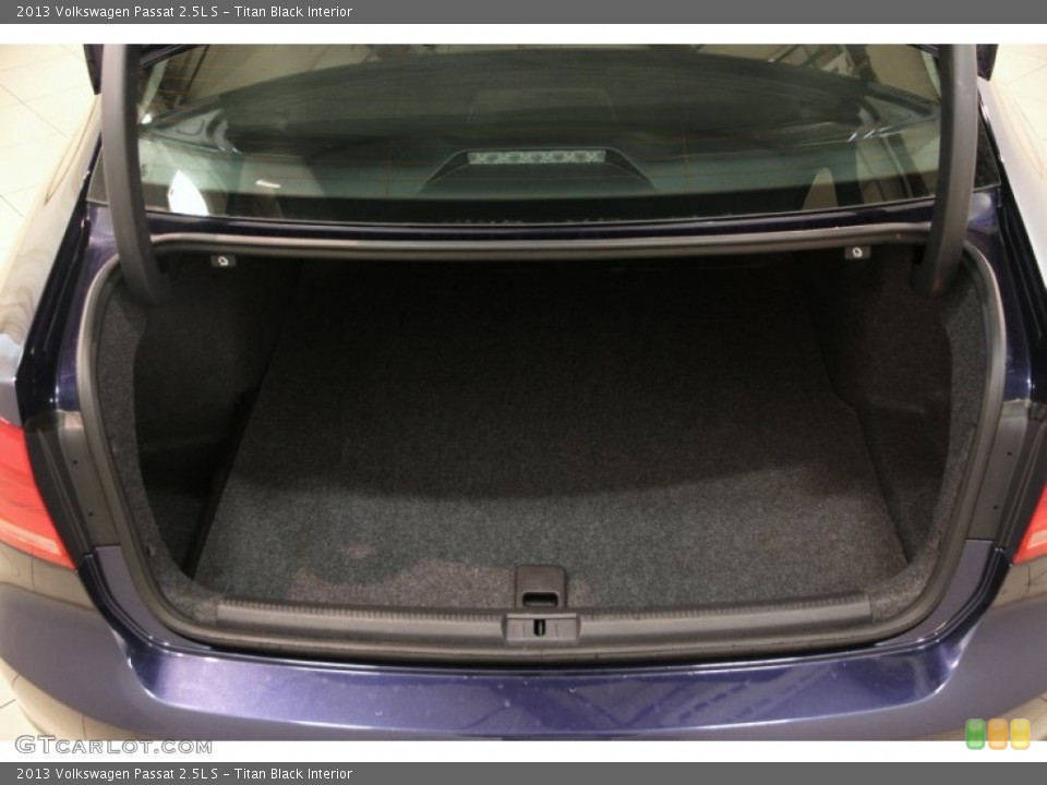 Titan Black Interior Trunk for the 2013 Volkswagen Passat 2.5L S #86117802