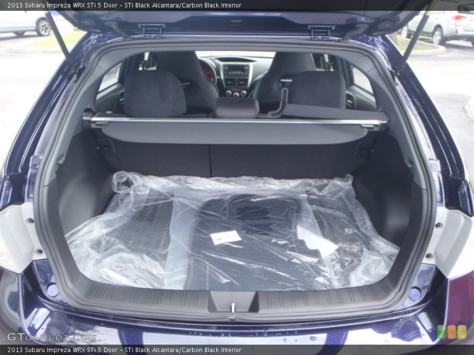 STi Black Alcantara/Carbon Black Interior Trunk for the 2013 Subaru Impreza WRX STi 5 Door #86117952