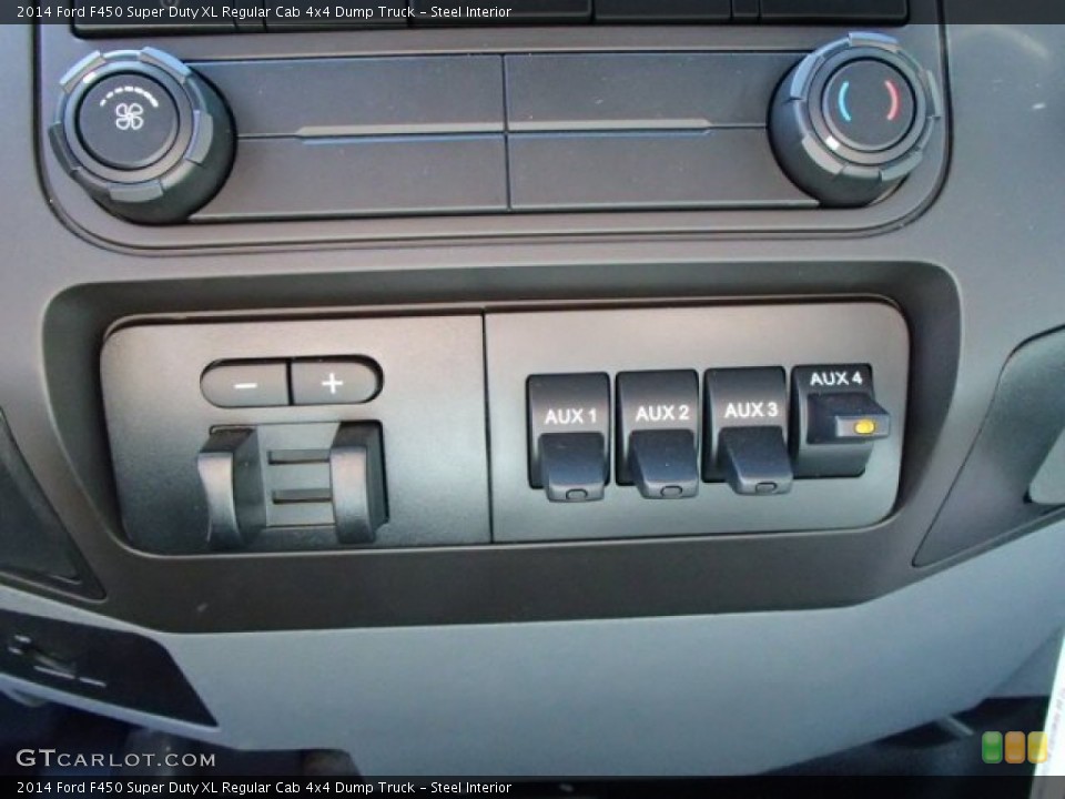 Steel Interior Controls for the 2014 Ford F450 Super Duty XL Regular Cab 4x4 Dump Truck #86118006