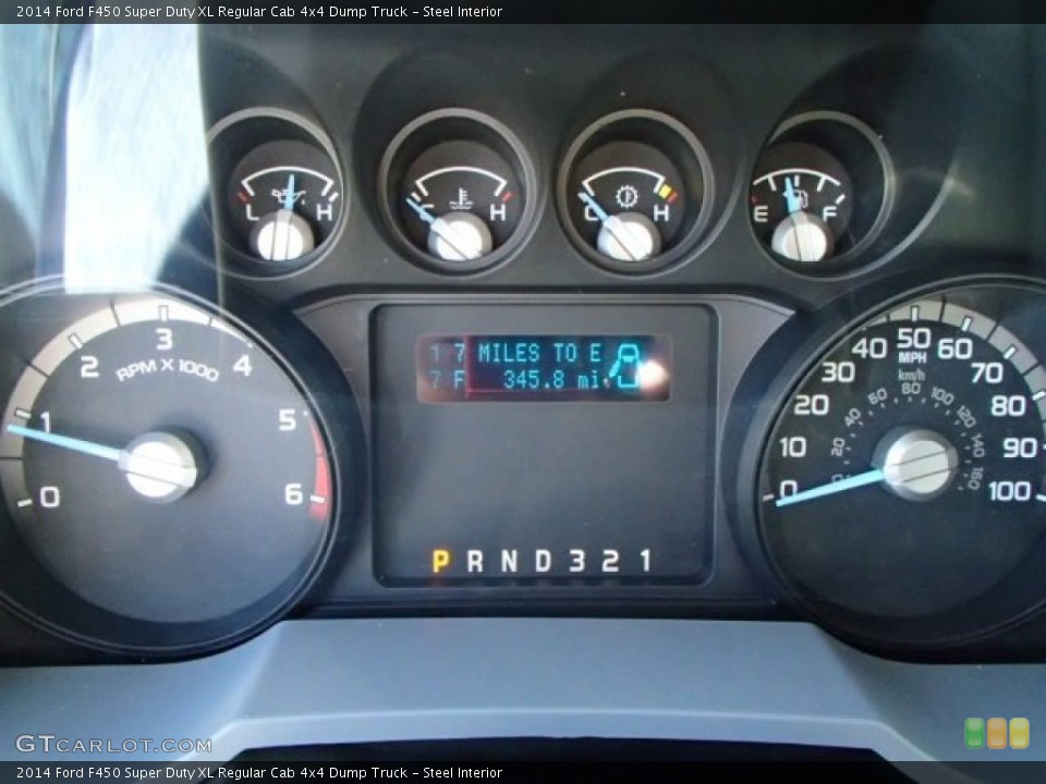 Steel Interior Gauges for the 2014 Ford F450 Super Duty XL Regular Cab 4x4 Dump Truck #86118074