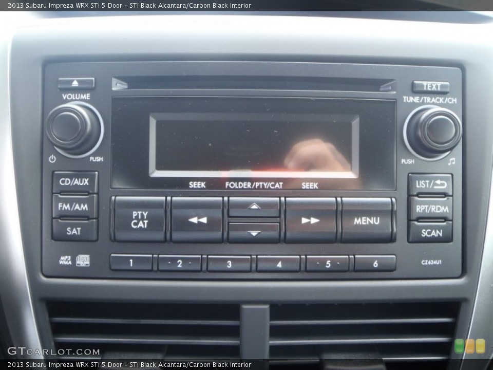 STi Black Alcantara/Carbon Black Interior Controls for the 2013 Subaru Impreza WRX STi 5 Door #86118177