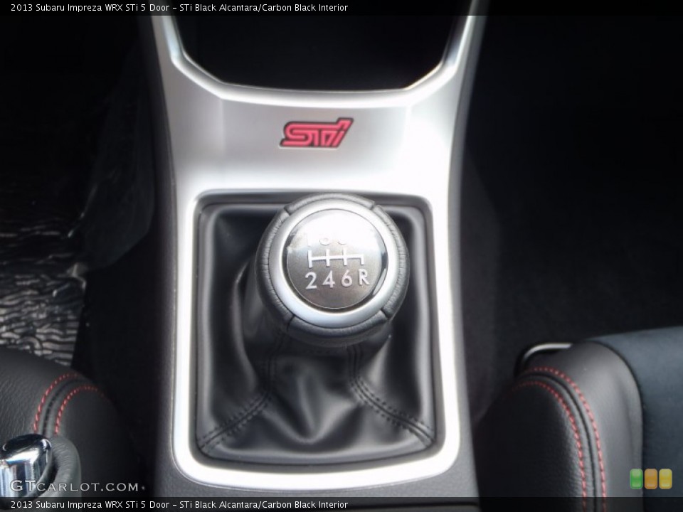 STi Black Alcantara/Carbon Black Interior Transmission for the 2013 Subaru Impreza WRX STi 5 Door #86118201