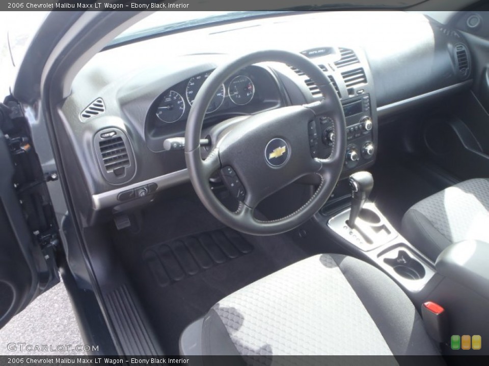 Ebony Black Interior Prime Interior for the 2006 Chevrolet Malibu Maxx LT Wagon #86119077