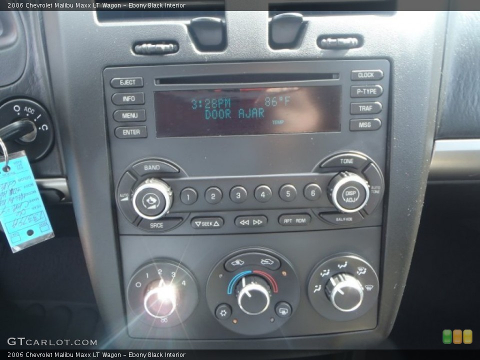 Ebony Black Interior Controls for the 2006 Chevrolet Malibu Maxx LT Wagon #86119200