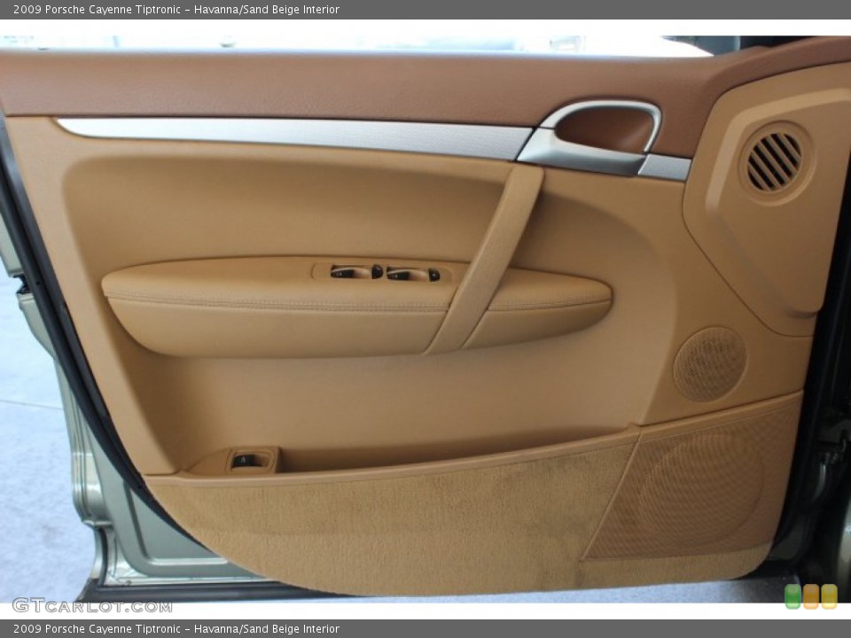 Havanna/Sand Beige Interior Door Panel for the 2009 Porsche Cayenne Tiptronic #86122032
