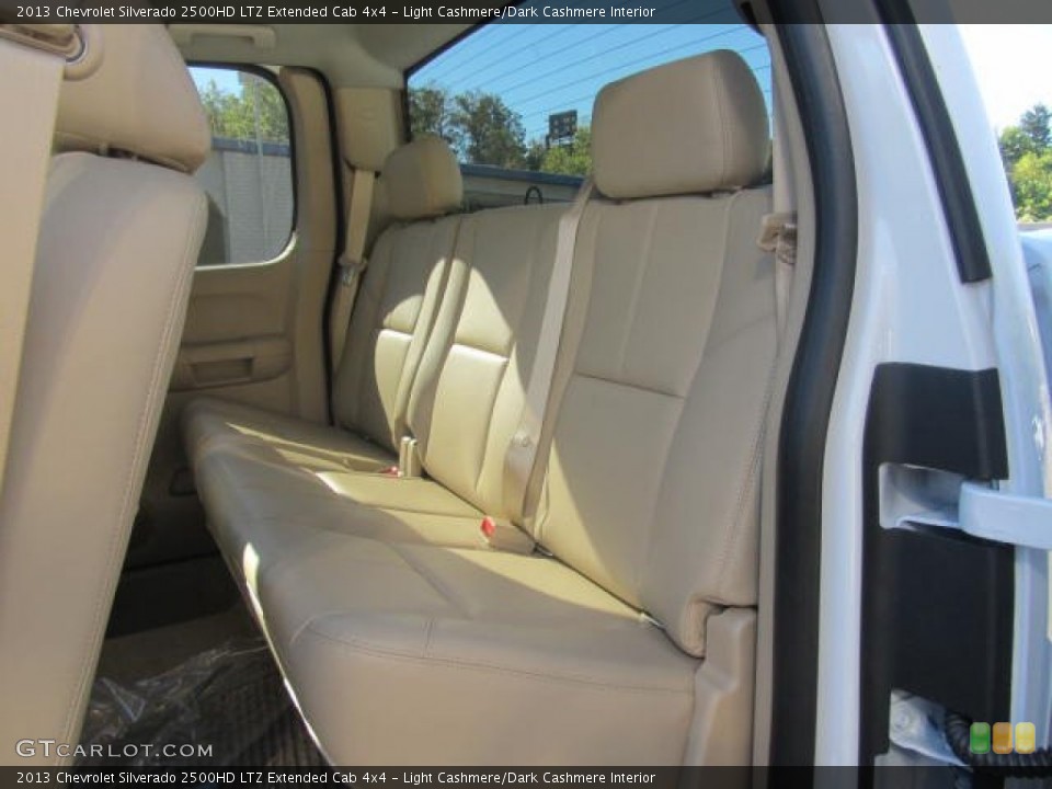 Light Cashmere/Dark Cashmere Interior Rear Seat for the 2013 Chevrolet Silverado 2500HD LTZ Extended Cab 4x4 #86122380