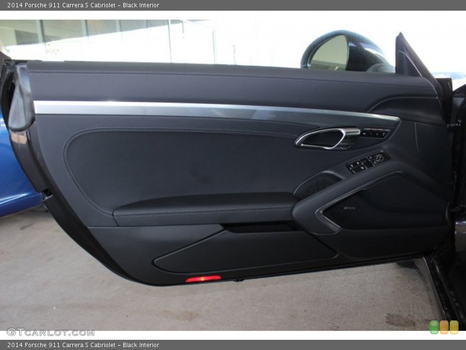 Black Interior Door Panel for the 2014 Porsche 911 Carrera S Cabriolet #86123148