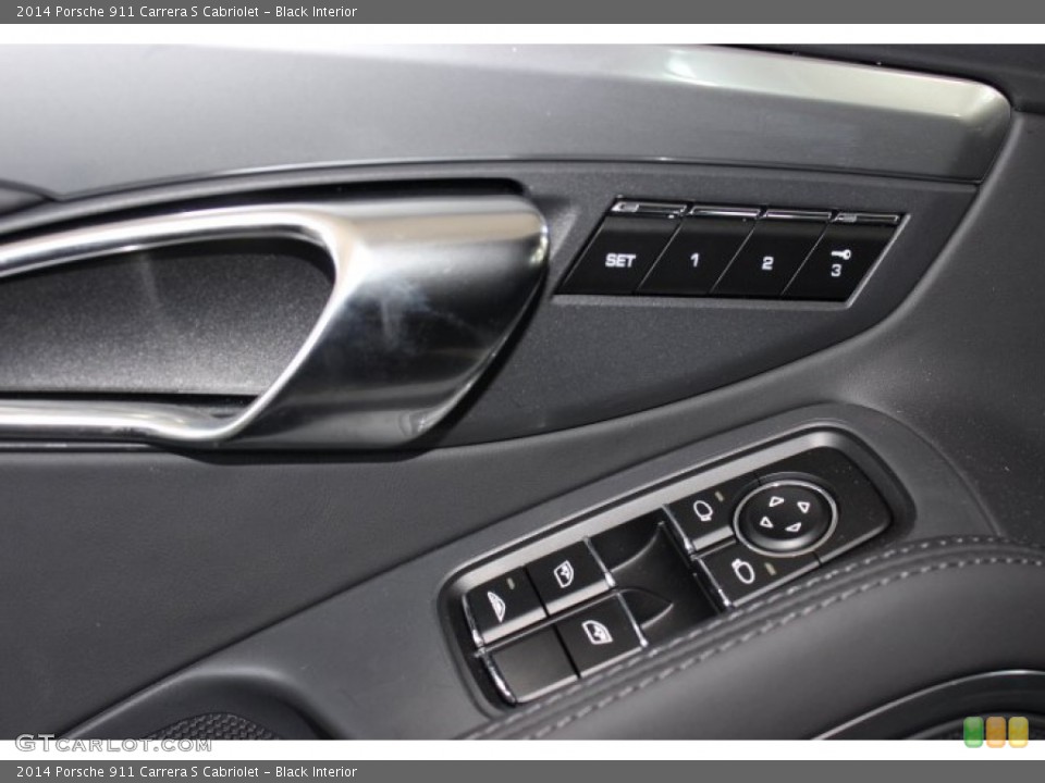 Black Interior Controls for the 2014 Porsche 911 Carrera S Cabriolet #86123169