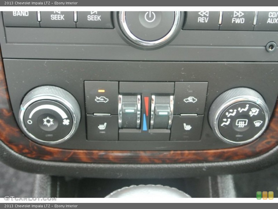 Ebony Interior Controls for the 2013 Chevrolet Impala LTZ #86123304