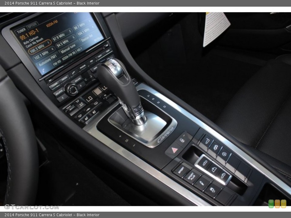 Black Interior Transmission for the 2014 Porsche 911 Carrera S Cabriolet #86123325