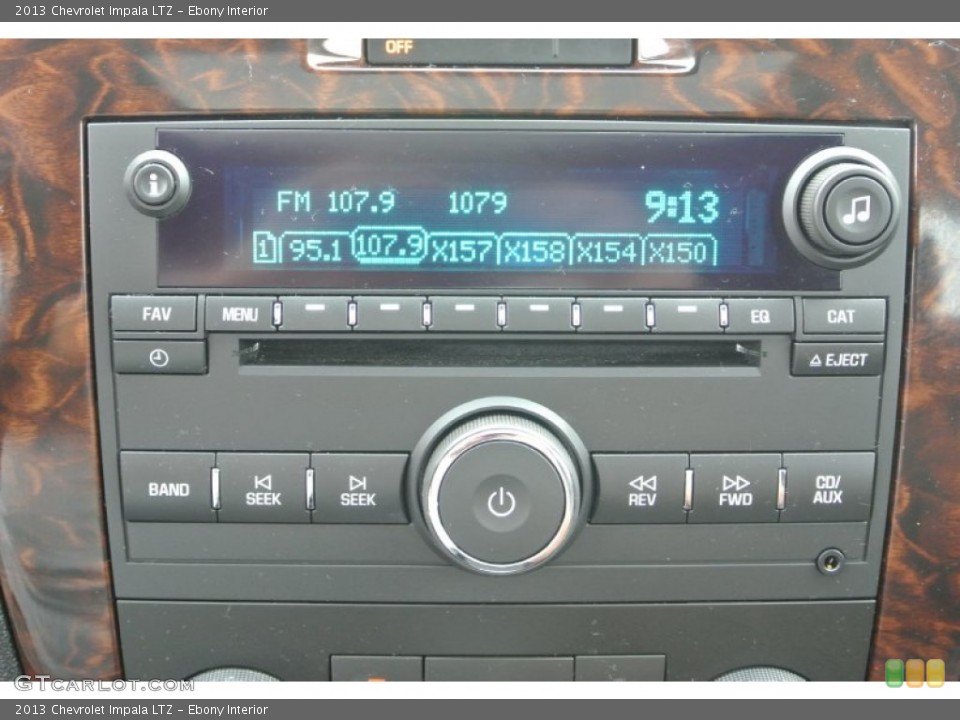Ebony Interior Audio System for the 2013 Chevrolet Impala LTZ #86123328