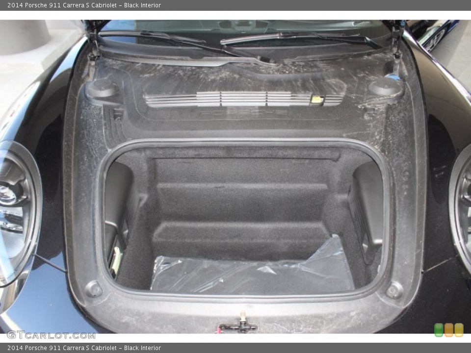 Black Interior Trunk for the 2014 Porsche 911 Carrera S Cabriolet #86123643