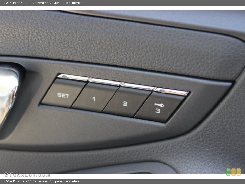 Black Interior Controls for the 2014 Porsche 911 Carrera 4S Coupe #86123979