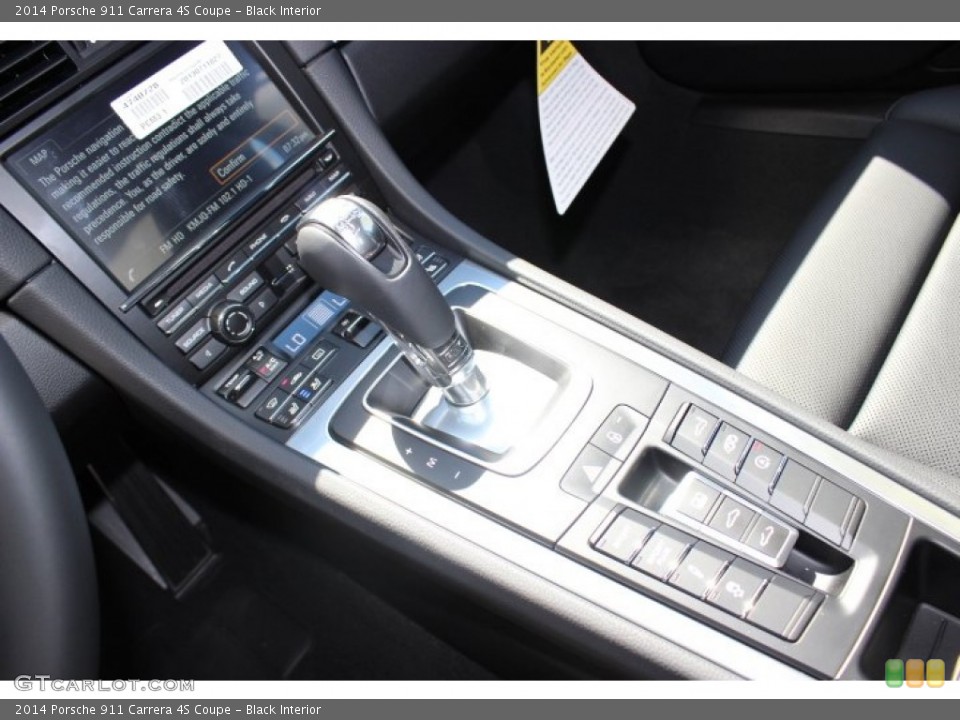 Black Interior Transmission for the 2014 Porsche 911 Carrera 4S Coupe #86124108