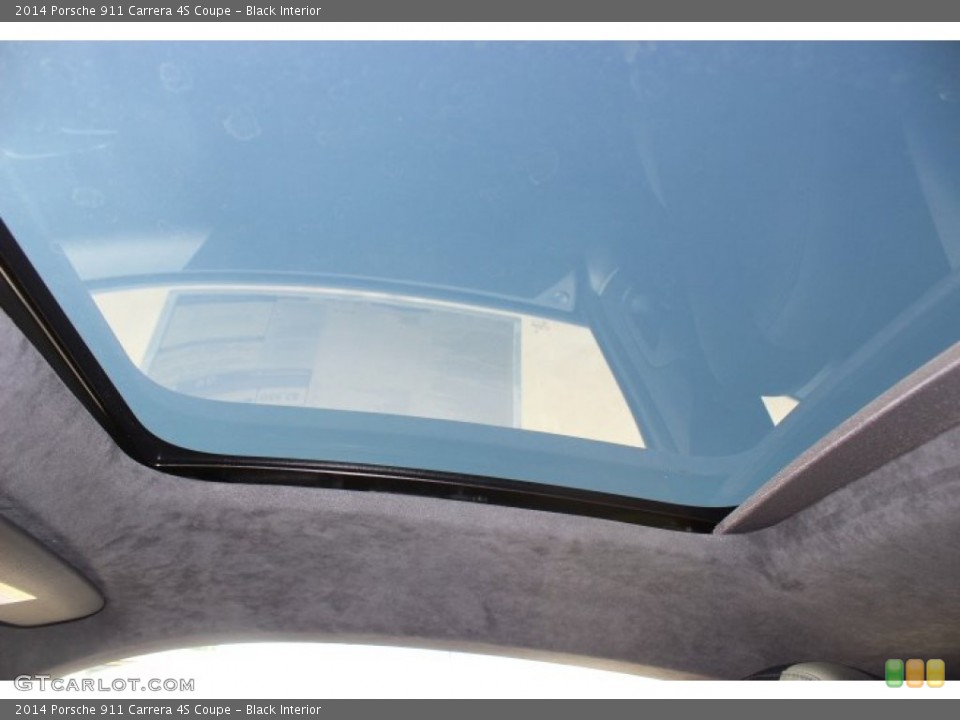Black Interior Sunroof for the 2014 Porsche 911 Carrera 4S Coupe #86124126