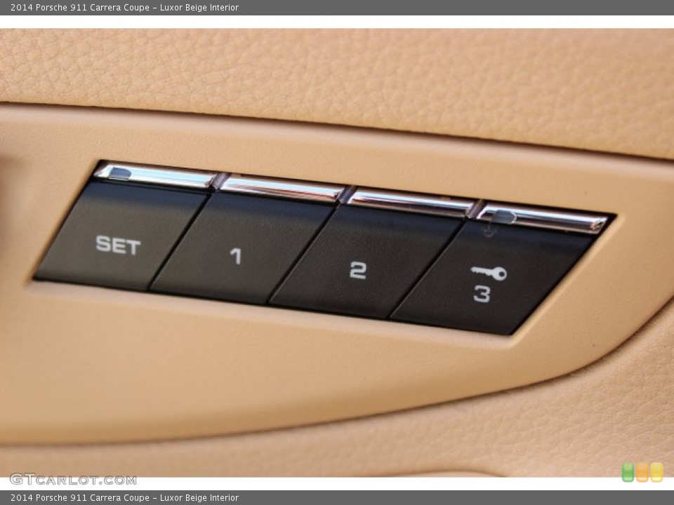 Luxor Beige Interior Controls for the 2014 Porsche 911 Carrera Coupe #86125435