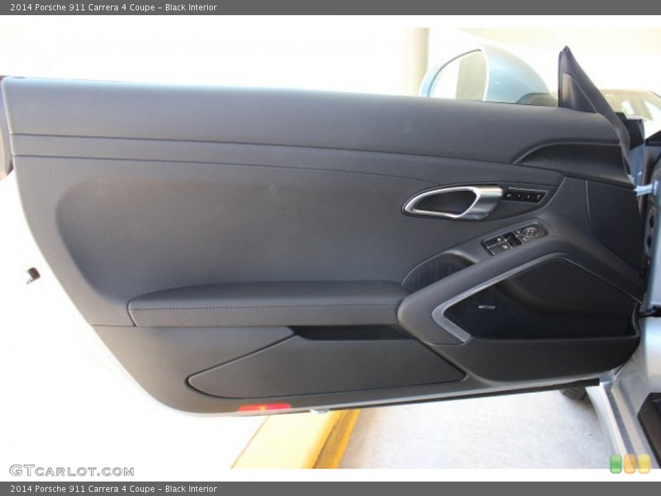 Black Interior Door Panel for the 2014 Porsche 911 Carrera 4 Coupe #86126130
