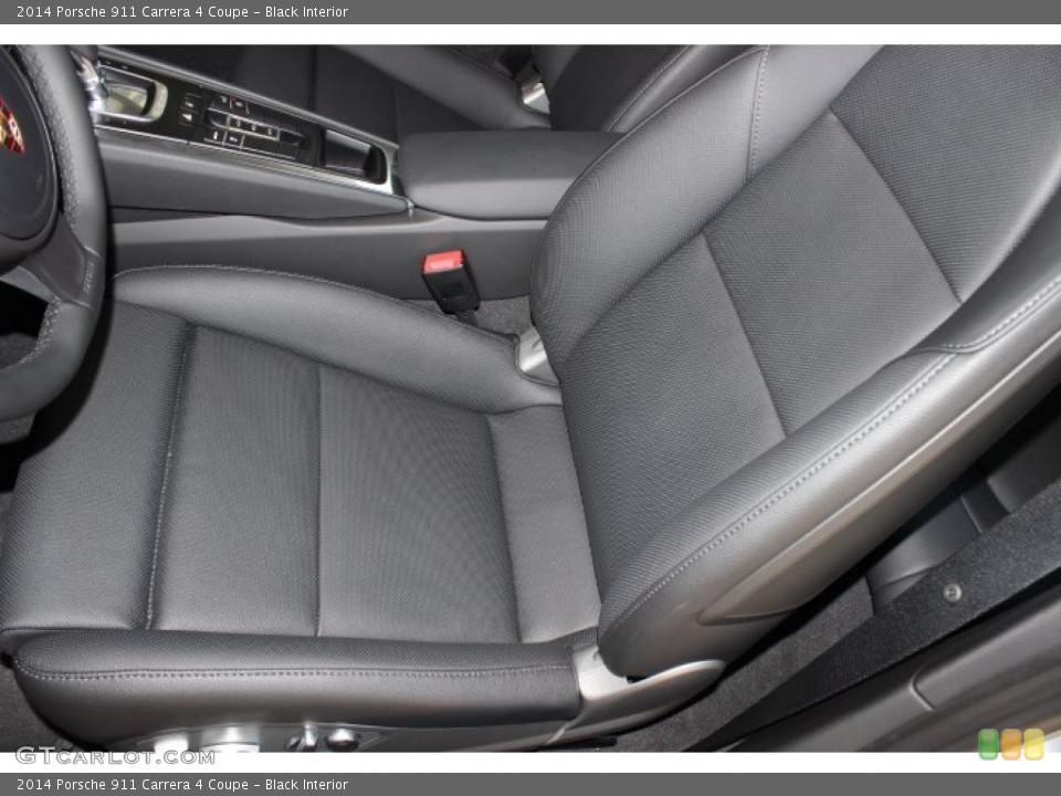 Black Interior Front Seat for the 2014 Porsche 911 Carrera 4 Coupe #86126214