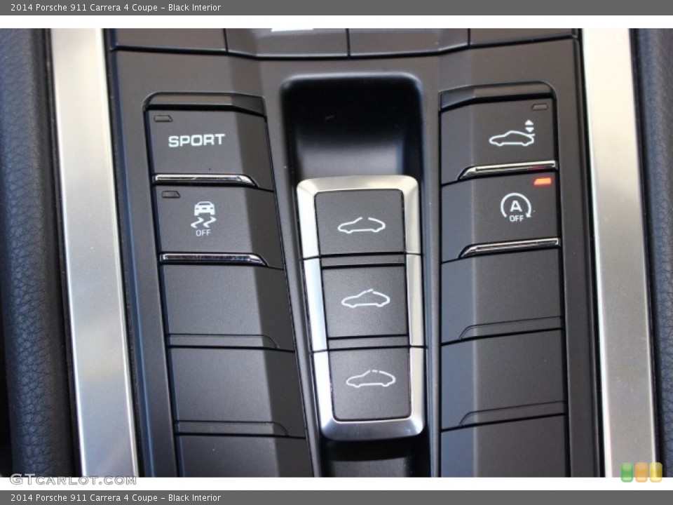 Black Interior Controls for the 2014 Porsche 911 Carrera 4 Coupe #86126430