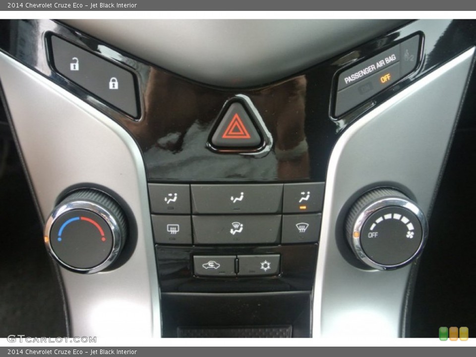 Jet Black Interior Controls for the 2014 Chevrolet Cruze Eco #86127831