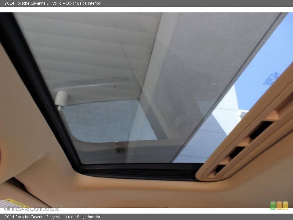 Luxor Beige Interior Sunroof for the 2014 Porsche Cayenne S Hybrid #86127921