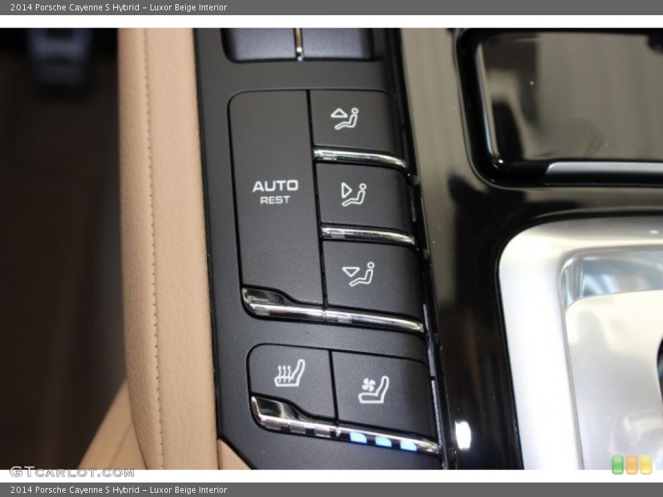 Luxor Beige Interior Controls for the 2014 Porsche Cayenne S Hybrid #86128104