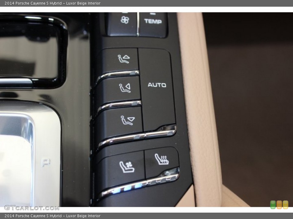 Luxor Beige Interior Controls for the 2014 Porsche Cayenne S Hybrid #86128129