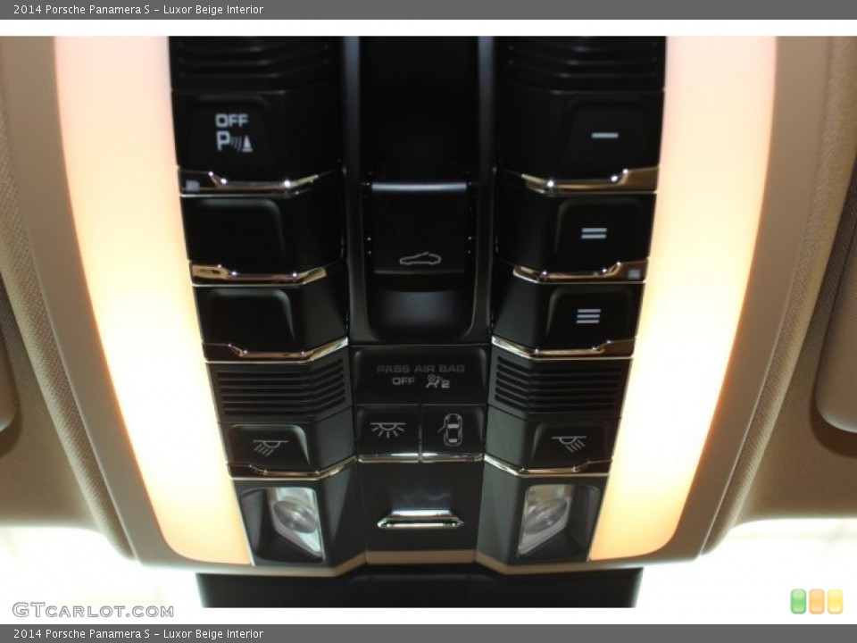 Luxor Beige Interior Controls for the 2014 Porsche Panamera S #86128860