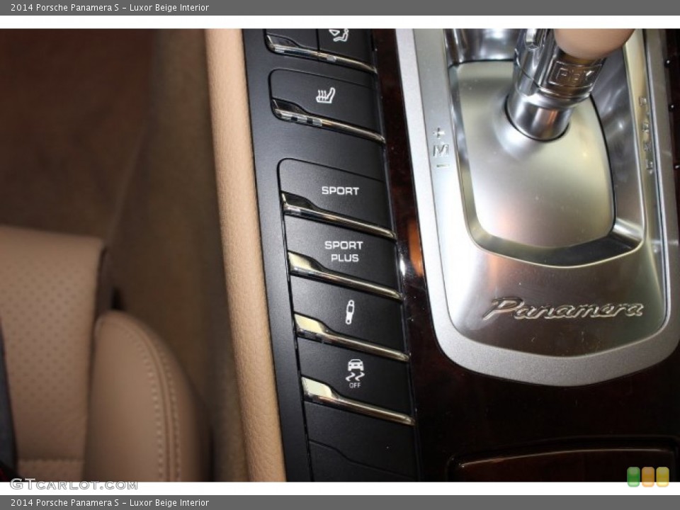 Luxor Beige Interior Controls for the 2014 Porsche Panamera S #86128980