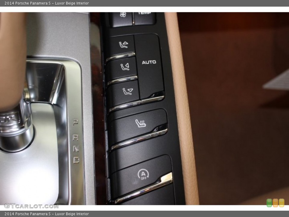 Luxor Beige Interior Controls for the 2014 Porsche Panamera S #86129001