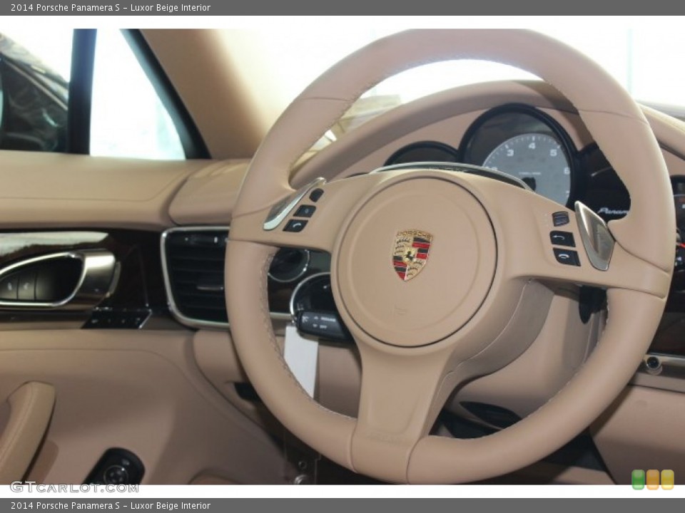Luxor Beige Interior Steering Wheel for the 2014 Porsche Panamera S #86129160