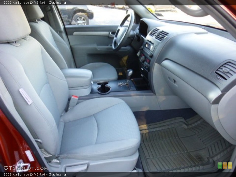 Gray Interior Front Seat for the 2009 Kia Borrego LX V6 4x4 #86129202