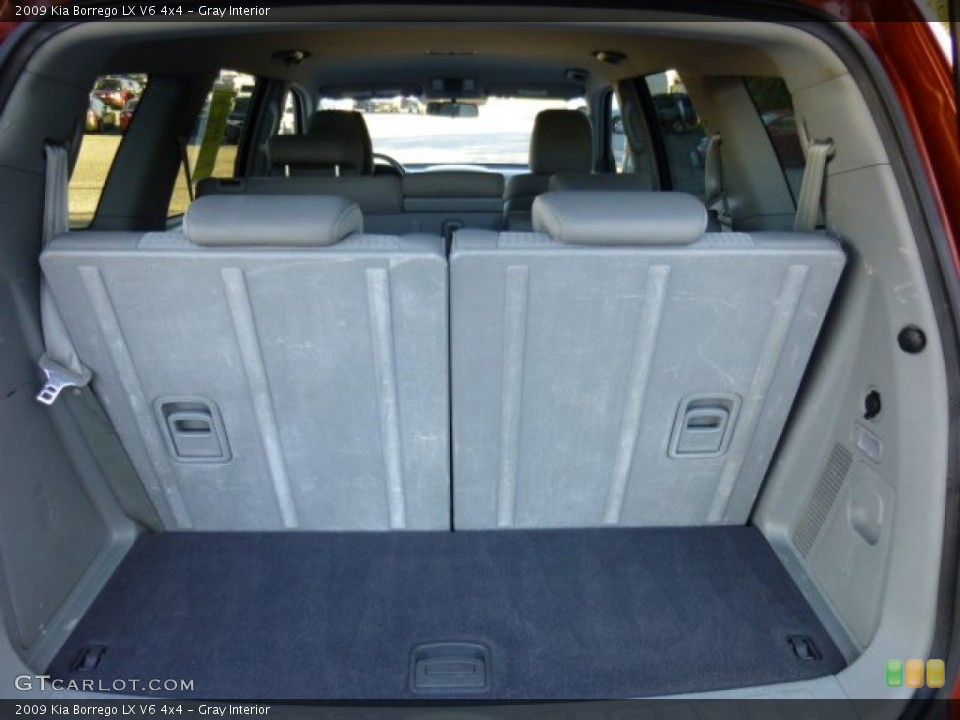 Gray Interior Trunk for the 2009 Kia Borrego LX V6 4x4 #86129226